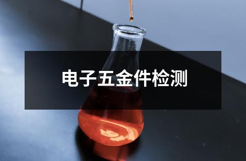 电子五金件检测