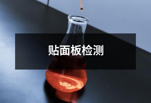 贴面板检测