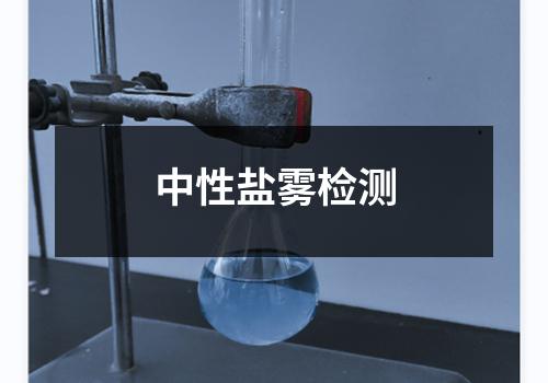 中性盐雾检测