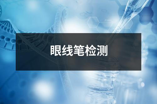 眼线笔检测