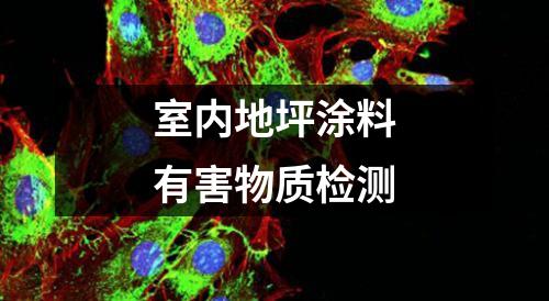 室内地坪涂料有害物质检测