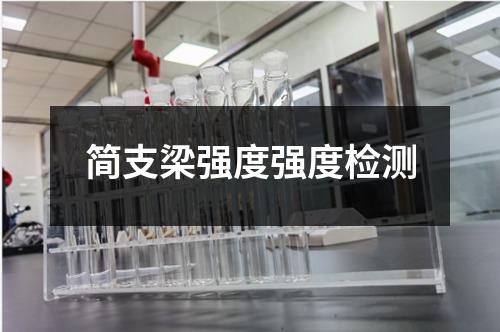 简支梁强度强度检测