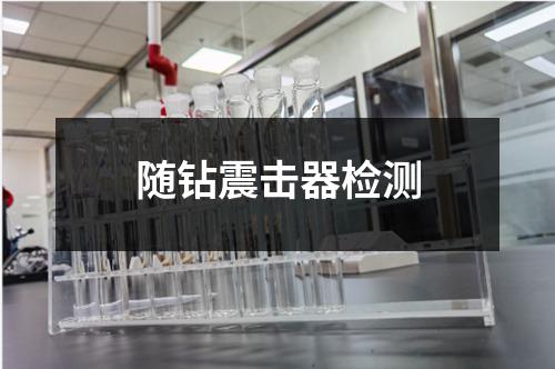 随钻震击器检测