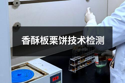 香酥板栗饼技术检测
