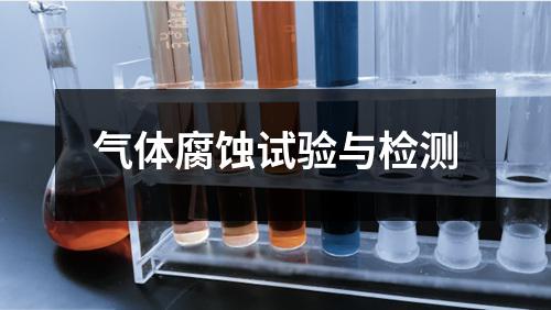 气体腐蚀试验与检测
