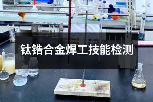 钛锆合金焊工技能检测
